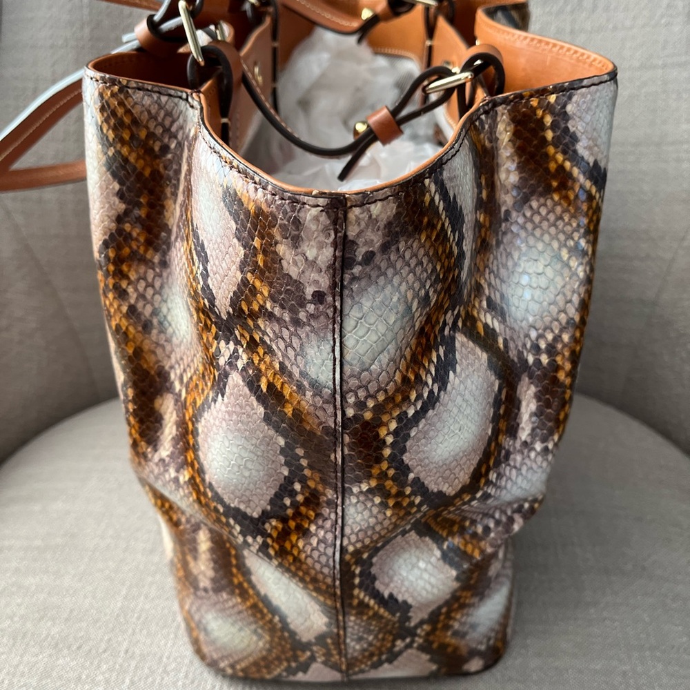 Dooney & Bourke Leather Flynn Tote - Picture 3 of 11